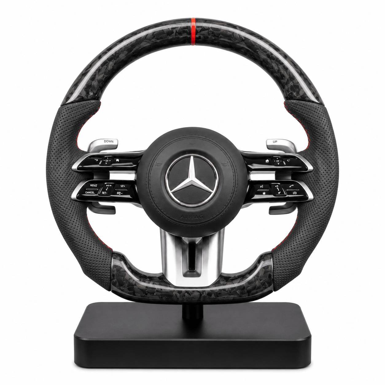 Volant en Carbone Personnalisé pour Modèles Mercedes-Benz