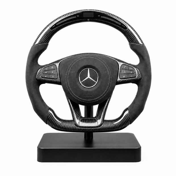 Volant en Carbone Personnalisé pour Modèles Mercedes-Benz