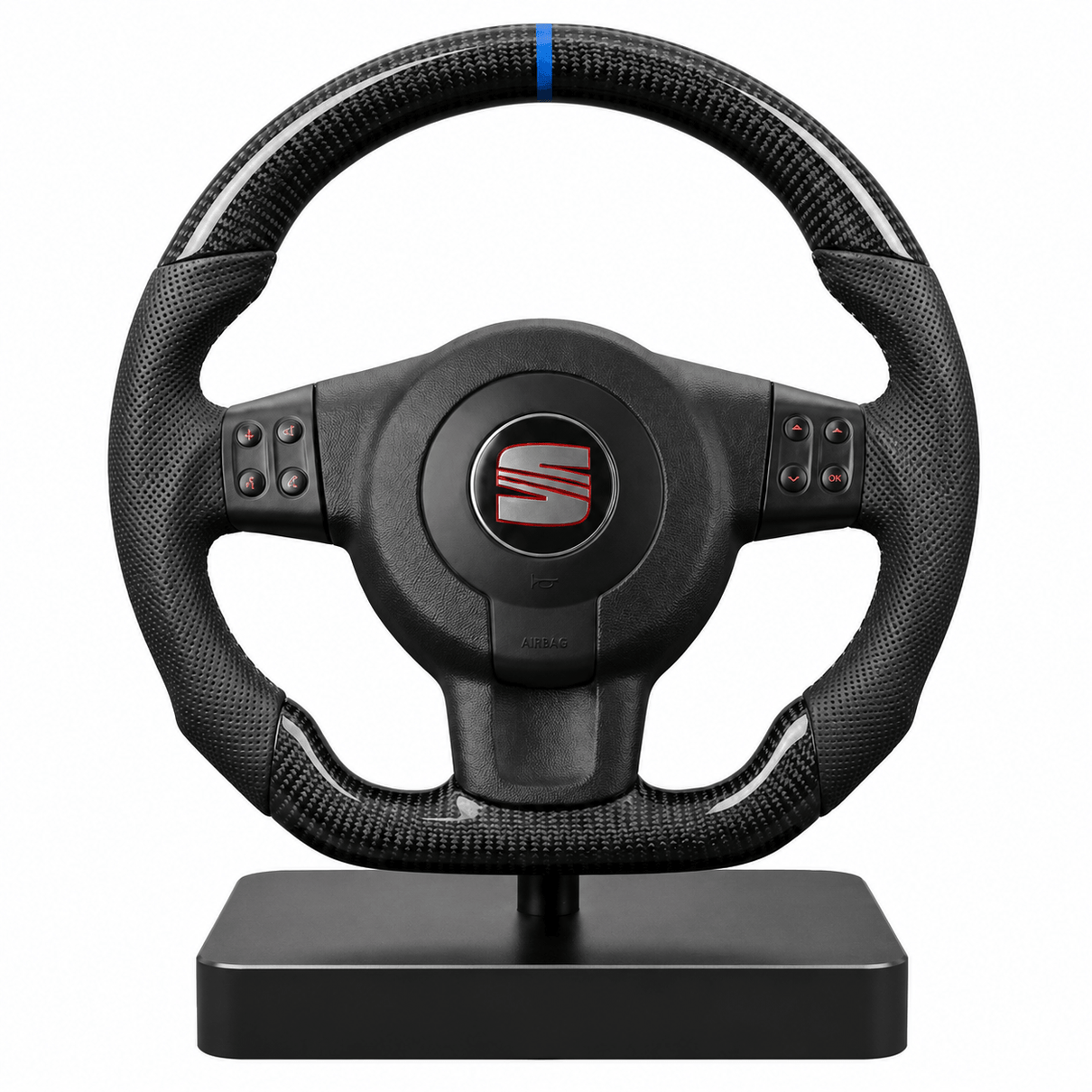 Volant en Carbone Personnalisé pour Modèles SEAT