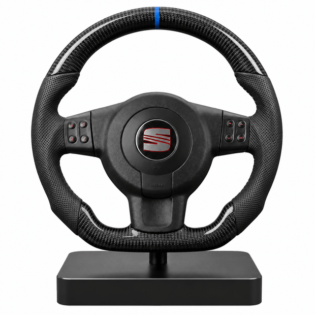Volant en Carbone Personnalisé pour Modèles SEAT