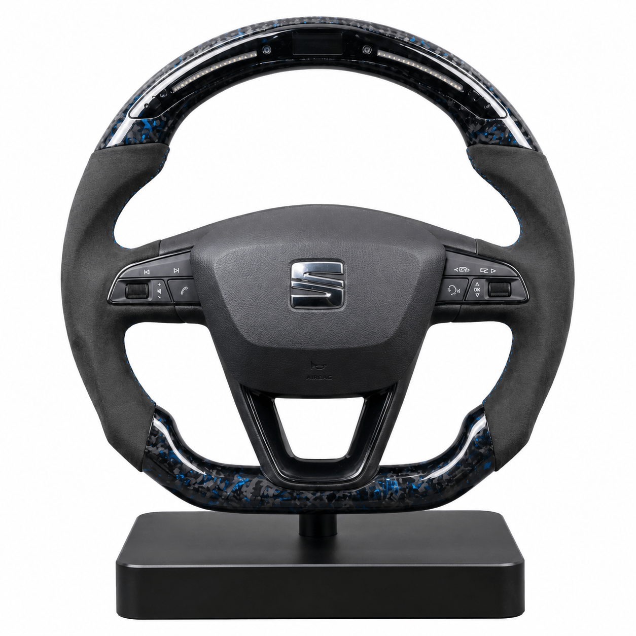 Volant en Carbone Personnalisé pour Modèles SEAT et CUPRA