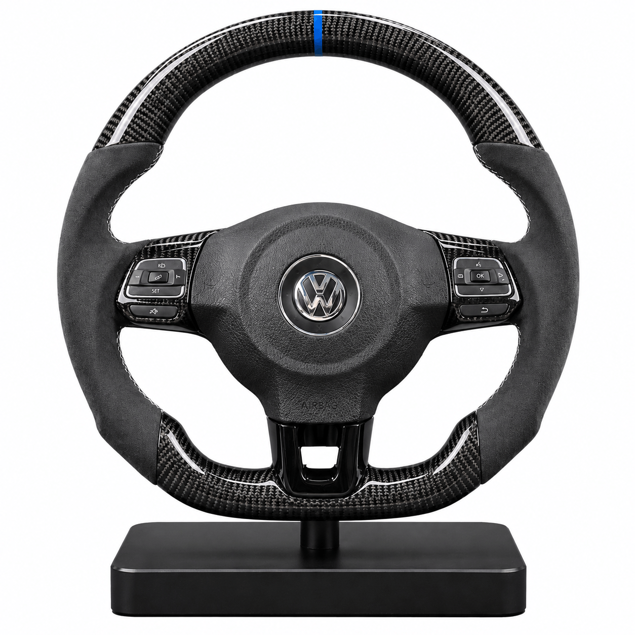 Volant en Carbone Personnalisé pour Modèles Volkswagen